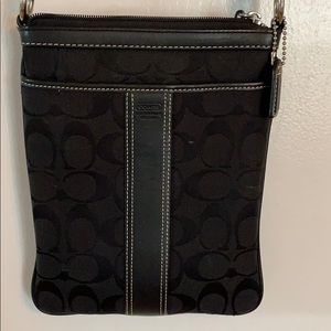 Coach black crossbody purse